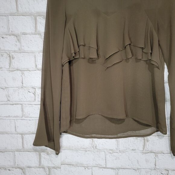 Express long sleeve polyester blouse - Picture 4 of 12